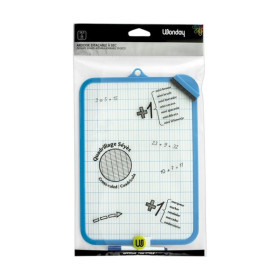 WONDAY - Ardoise Plastique Effaçable - 18 x 26 cm