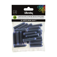 WONDAY - Cartouches d'Encre Bleue Courtes (lot de 30)