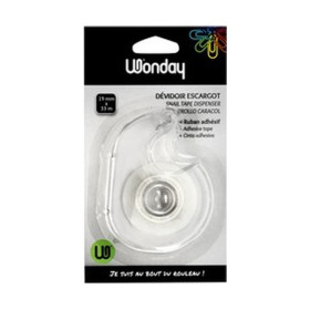 WONDAY - Dévidoir Adhésif Transparent - 19mm x 33m