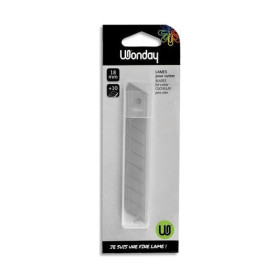 WONDAY - Lames pour Cutter - 18 mm - Étui de 10