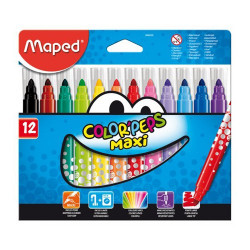Maped - Felt-Tips - Color'Peps Maxi - Box of 12