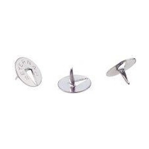 WONDAY - Punaises Baïonnette Plates Argent - Boîte de 100