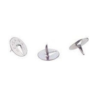 WONDAY - Punaises Baïonnette Plates Argent - Boîte de 100