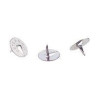 WONDAY - Punaises Baïonnette Plates Argent - Boîte de 100