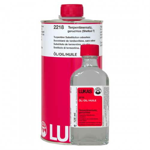 LUKAS - Substitut de Térébenthine sans Odeur ("Shellsol T") - 2218 - 125ml & 1L