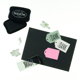 EFCO - Tapis - pour Impression de Tampons - 21,5 X 15 cm X 4 mm - Noir