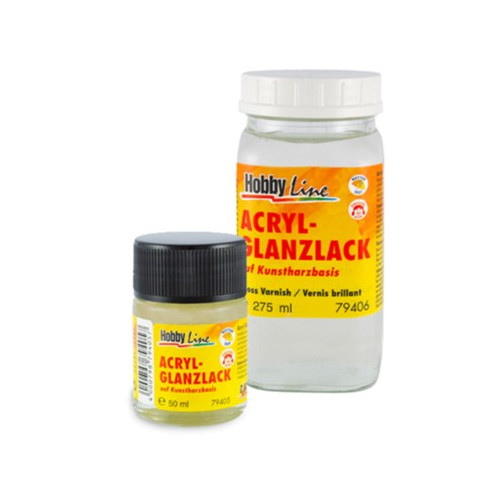 C.KREUL - Hobby Line - Solvent-Based Varnish - Gloss - Resin-Based - 50ml & 275ml