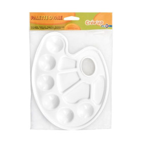 WONDAY - Oval Plastic Palette 17x23cm