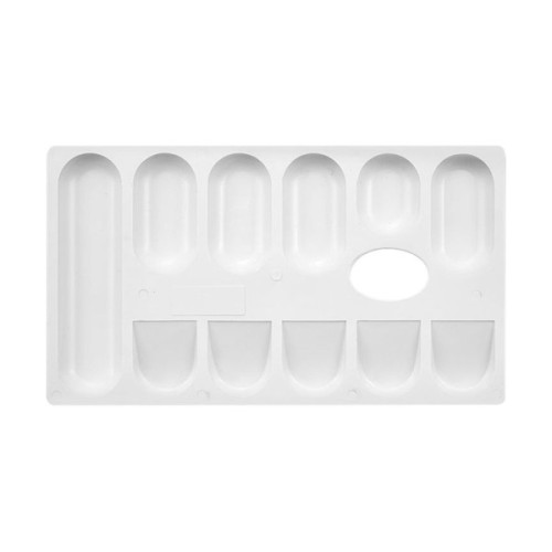 WONDAY - Rectangular Plastic Palette 13x23cm