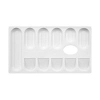 WONDAY - Rectangular Plastic Palette 13x23cm