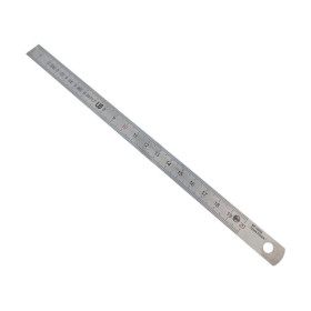 WONDAY - Réglet Inox Gradué 2 Faces 20cm - Flexible