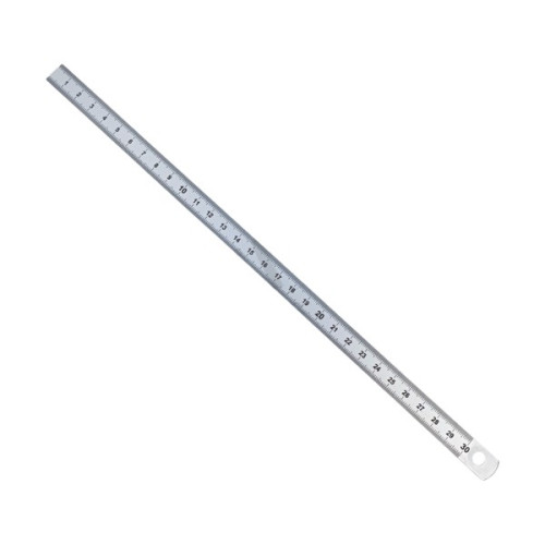 WONDAY - Stainless Steel Ruler 2 Sides 30cm - Semi-Rigid