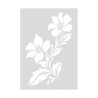 EFCO - Pochoir - Fleurs - DIN A5 - Lot de 3