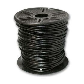 EFCO - Lacet en Cuir - Ø1,6 mm - 25 m - Noir