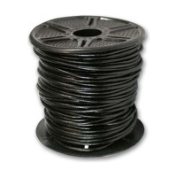 EFCO - Lacet en Cuir - Ø1,6 mm - 25 m - Noir