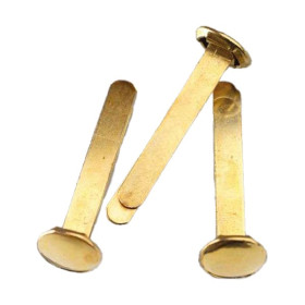 EFCO - Attaches Parisiennes - 25mm - 20 Pièces - Laiton