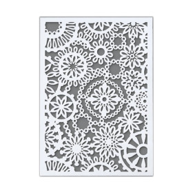 EFCO - Pochoir - Fleurs - DIN A5 - Lot de 1