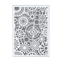 EFCO - Pochoir - Fleurs - DIN A5 - Lot de 1