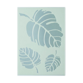 EFCO - Pochoir - Feuilles - DIN A5 - Lot de 3