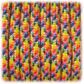 EFCO - Paracorde - Mélange de Couleurs - 4MM X 4M - 1 Pièce - Multicolore