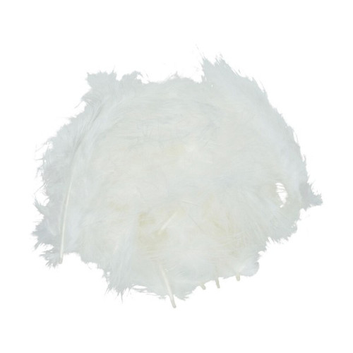EFCO - Plumes Marabout - 100 - 120 mm - 2 g Env. 20 Pièces - Blanc
