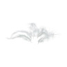 EFCO - Plumes Marabout - 100 - 120 mm - 2 g Env. 20 Pièces - Blanc