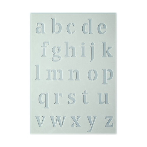 EFCO - Pochoir - Petites Lettres - DIN A5 - Lot de 26