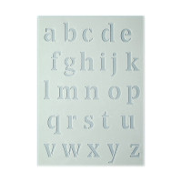 EFCO - Pochoir - Petites Lettres - DIN A5 - Lot de 26