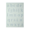 EFCO - Pochoir - Petites Lettres - DIN A5 - Lot de 26