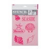 EFCO - Pochoir - At The Seaside - DIN A4 - Lot de 6