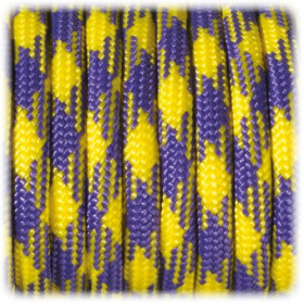 EFCO - Paracorde - Mélange de Couleurs - 4MM X 4M - 1 Pièce - Jaune / Mauve / Bleu