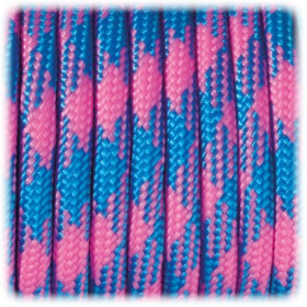 EFCO - Paracorde - Mélange de Couleurs - 4MM X 4M - 1 Pièce - Pink / Bleu Azur