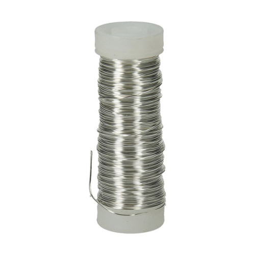 EFCO - Fil en Cuivre - Ø0,50 mm - 25 m - Argenté Métallique