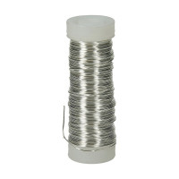 EFCO - Fil en Cuivre - Ø0,50 mm - 25 m - Argenté Métallique