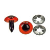EFCO - Yeux D'animaux Sécurisés - en Plastique - 16 mm - 50 Pièces - Brun