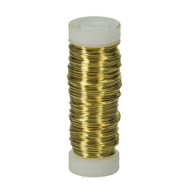 EFCO - Fil en Cuivre - Ø0,50 mm - 25 m - Laiton Or