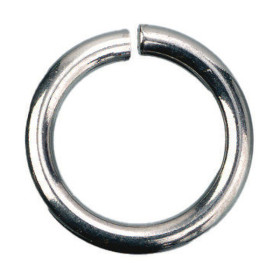 EFCO - Anneaux - Ronds - Ø7 mm - 100 Pièces - Argenté