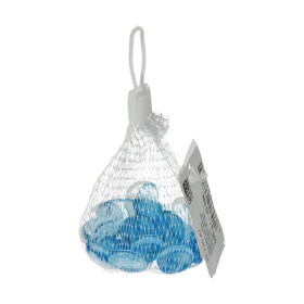 EFCO - Nuggets en Verre - 18 - 20 mm - 100 g / Env. 20 Pièces - Bleu Clair