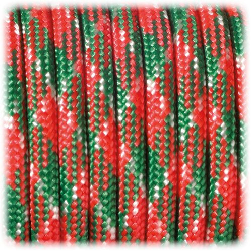 EFCO - Paracorde - Mélange de Couleurs - 4MM X 4M - 1 Pièce - Rouge / Vert