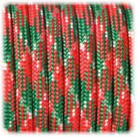 EFCO - Paracorde - Mélange de Couleurs - 4MM X 4M - 1 Pièce - Rouge / Vert