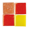 EFCO - MosaixPro - Cailloux de Verre - 10 X 10 X 4 mm - 200 g Env. 302 Pièces - Rouge Mix