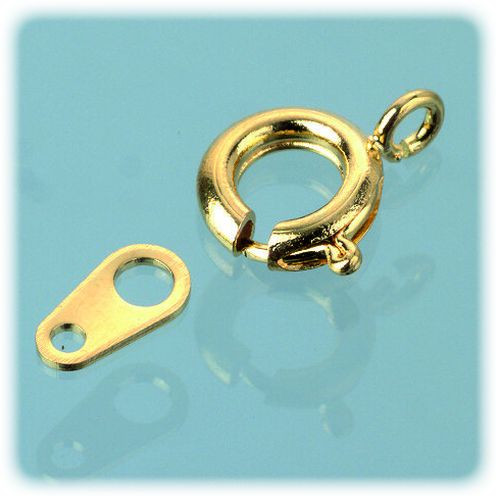 EFCO - Fermoirs à Ressort - 7 mm - 50 Pièces - Doré