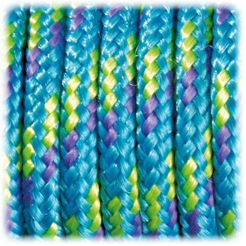 EFCO - Paracorde - Mélange de Couleurs - 2MM X 4M - 1 Pièce - Bleu / Vert Clair / Blanc