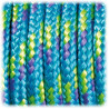 EFCO - Paracorde - Mélange de Couleurs - 2MM X 4M - 1 Pièce - Bleu / Vert Clair / Blanc