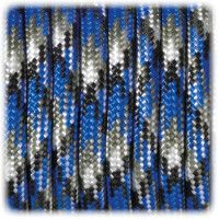 EFCO - Paracorde - Mélange de Couleurs - 4MM X 4M - 1 Pièce - Bleu