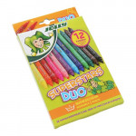 JOLLY - 12 SUPERSTARS DUO - Dual Fibre-Tip Pens