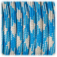 EFCO - Paracorde - Mélange de Couleurs - 4MM X 4M - 1 Pièce - Bleu Azur / Gris Clair