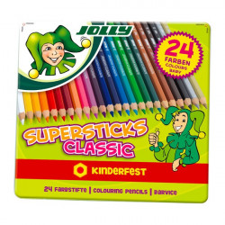 JOLLY - 24 SUPERSTICKS CLASSIC - Colouring Pencils