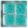 EFCO - MosaixPro - Cailloux de Verre - 10 X 10 X 4 mm - 1.000 g Env. 1.500 Pièces - Turquoise