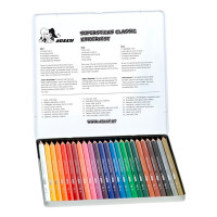 JOLLY - 24 SUPERSTICKS CLASSIC - Crayons de Couleur